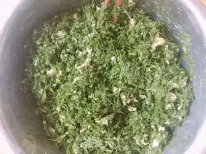 Make Spicy egg dumpling step 4