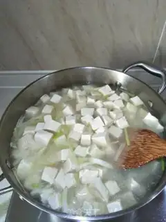 Make Olive stew tofu step 8