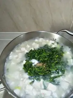 Make Olive stew tofu step 9