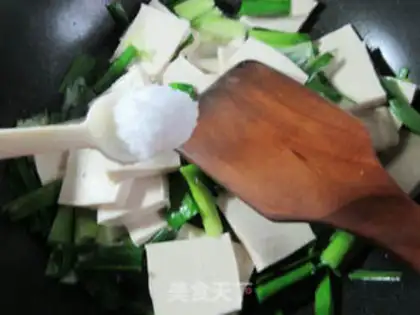 Make Garlic fried tofu step 4