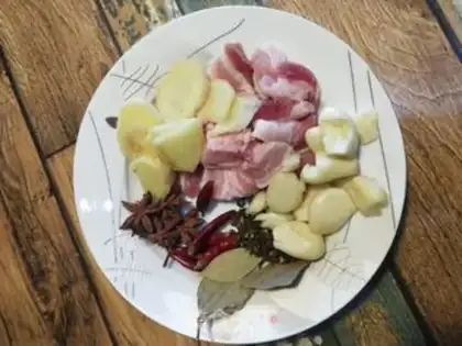 Make Pink tofu stew step 2
