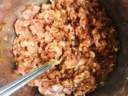 Make Pork dumplings step 8
