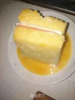 Make Cheese and ham toast step 10