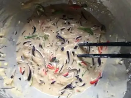 Make Cheese pepper eggcake step 6