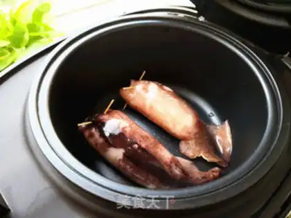 Make Squid rice step 5