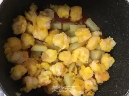 Make Cheese and shrimp and potatoes step 11