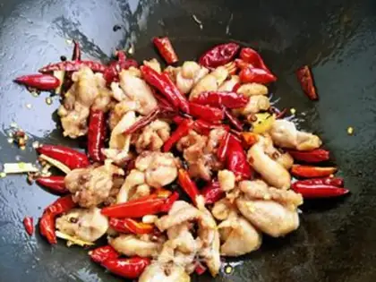 Make Spicy chicken step 7