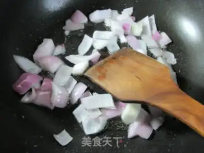 Make Curry fishballs step 1