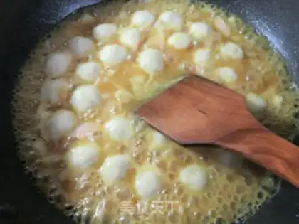 Make Curry fishballs step 3