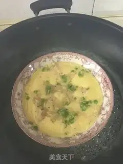 Make Shrimp skin steamed eggs step 4