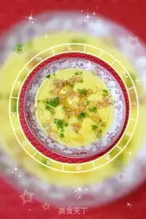Make Shrimp skin steamed eggs step 5