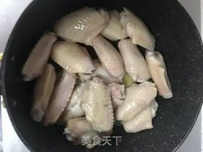 Make Chicken wings and beans step 3
