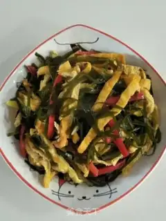 Make Doudou fried seaweed step 5