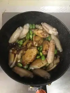 Make Chicken wings and beans step 5