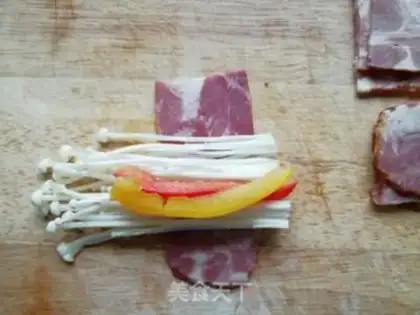 Make Pelican peppers, puffs, bacon rolls step 3