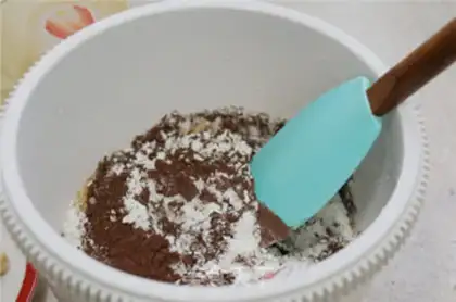 Make Snack cocoa cookies step 4