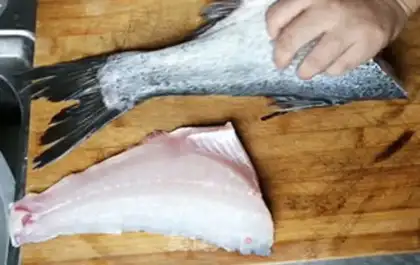 Make Fish sausage step 1