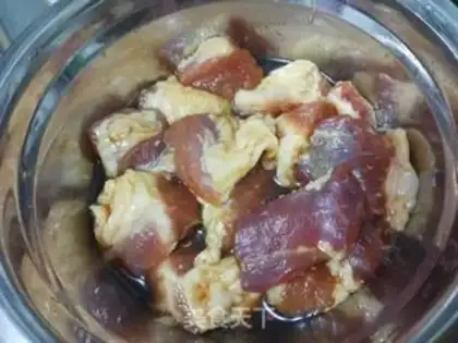Make Sour sweet, sour potatoes step 1