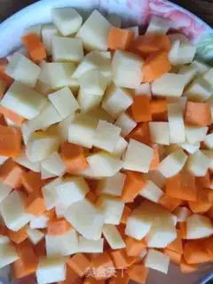 Make Sausage potato rice step 2