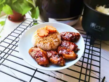 Make Burn chicken wings step 11