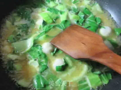 Make Fishball veggies step 4