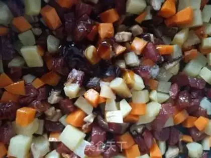 Make Sausage potato rice step 7