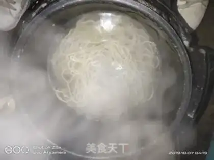 Make Potato Sea with clean noodles step 1