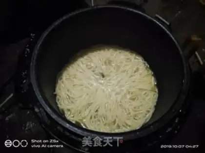 Make Potato Sea with clean noodles step 2
