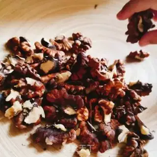 Make Quick Amber walnut step 1