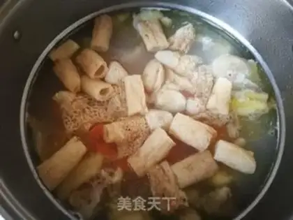 Make Carrot, chicken soup step 8