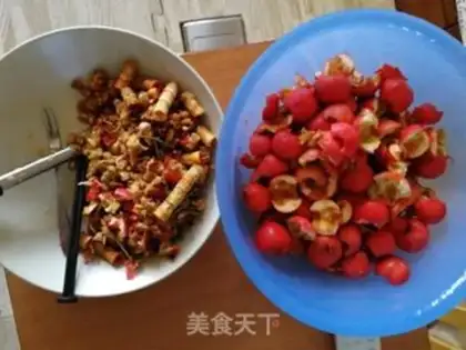 Make Mountain fruit tea step 1