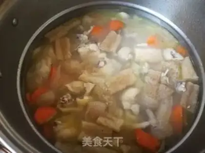 Make Carrot, chicken soup step 10
