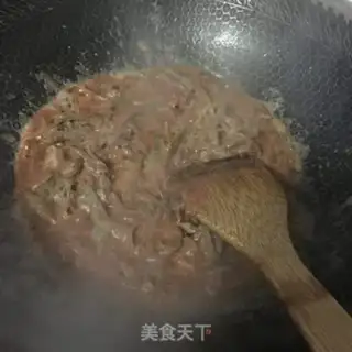 Make lentils, shrimp sauce step 7