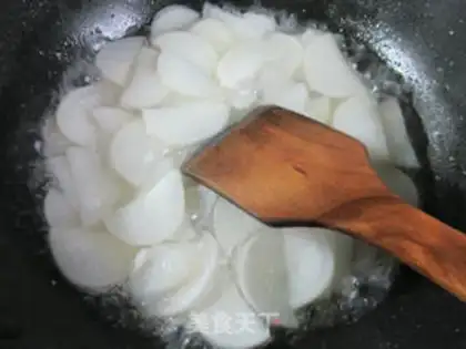 Make Scallops and radish step 3