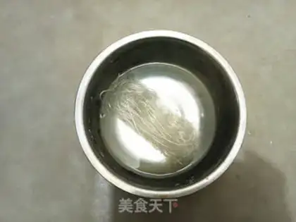 Make The seameat fan steams doll food step 1