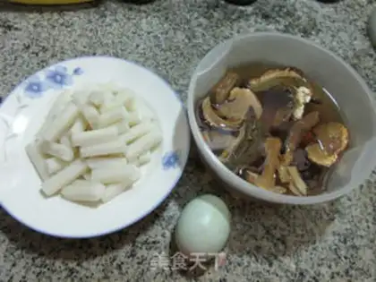 Make Cow hep and duck eggs step 0