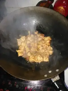 Make Fried chicken chest step 10