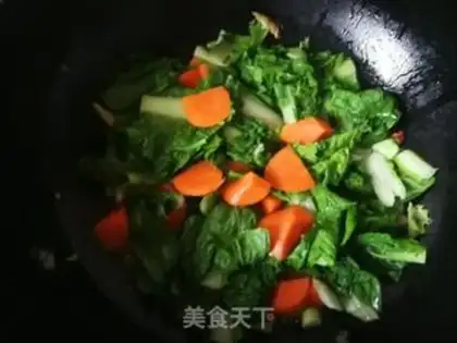 Make Carrot, cabbage, tofu step 6