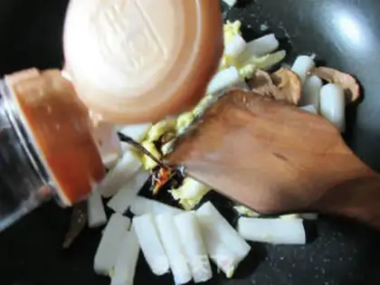 Make Cow hep and duck eggs step 7