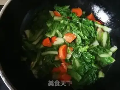Make Carrot, cabbage, tofu step 7