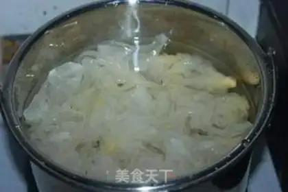 Make oatmeal silver spoon step 3