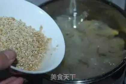 Make oatmeal silver spoon step 4