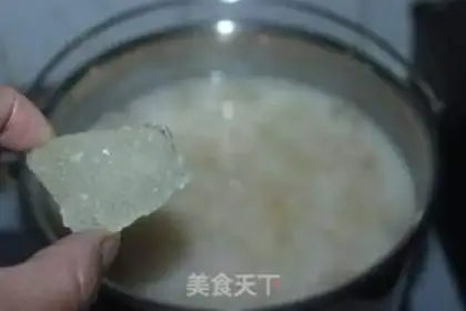 Make oatmeal silver spoon step 5