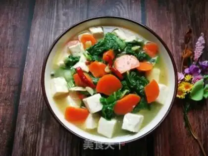 Make Carrot, cabbage, tofu step 11