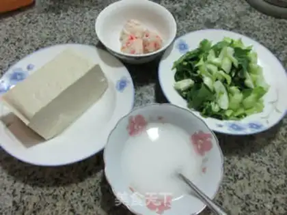 Make Shrimp-flavored tofu step 0