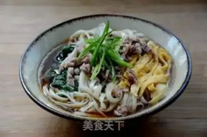 Make Clear the soup noodles step 8