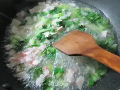 Make Shrimp-flavored tofu step 4
