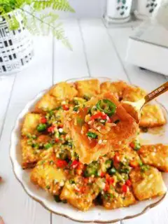 Make Fried tofu step 14