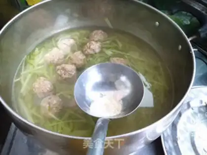 Make radish meatball soup step 6