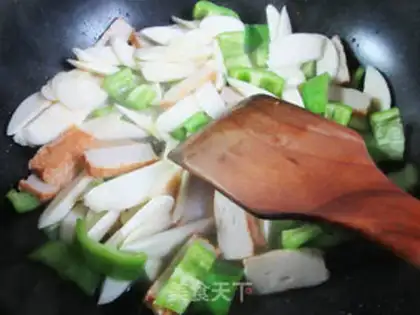 Make Pyramid tofu step 6